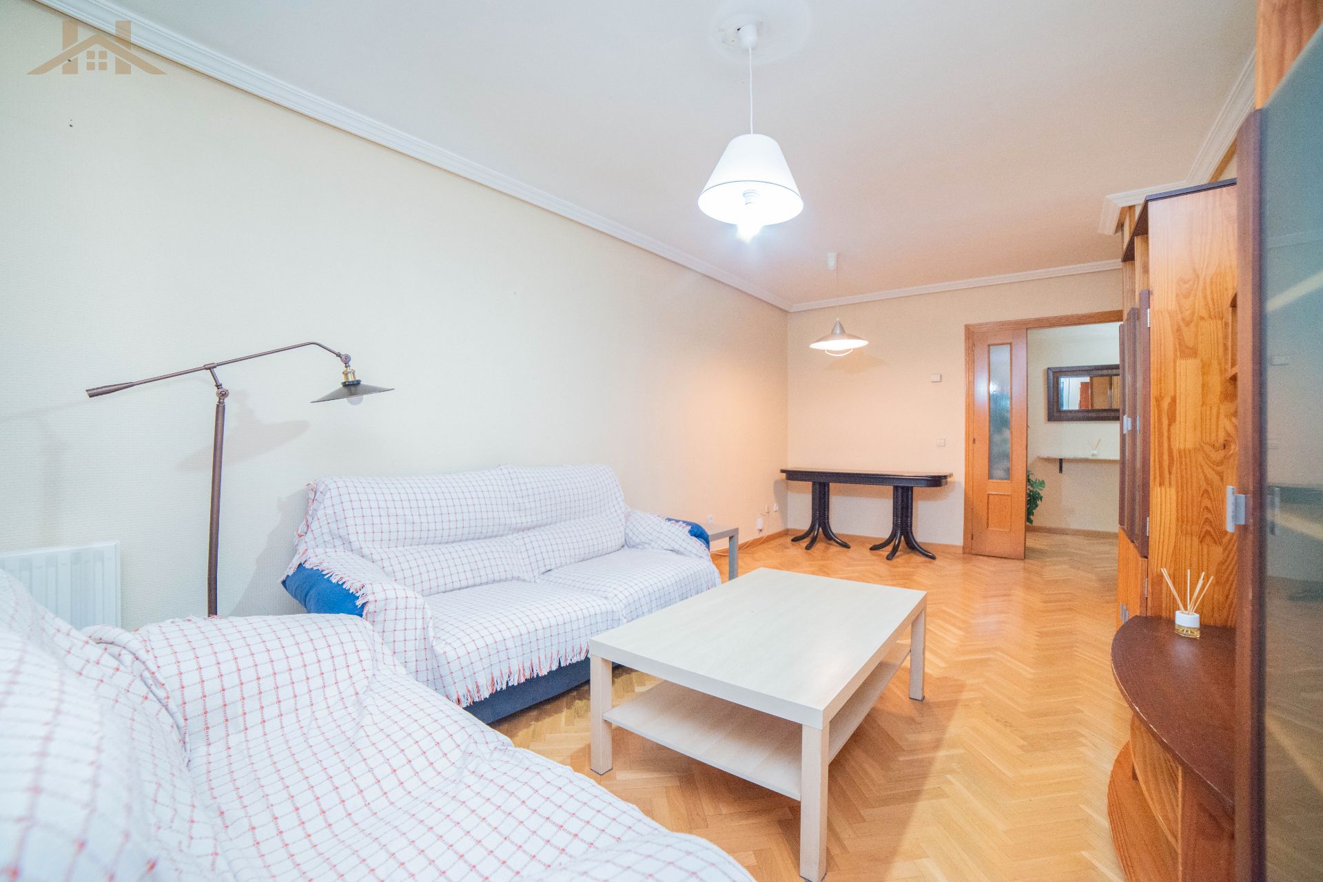 Living room of Flat for sale in Fuenlabrada  with Heating, Parquet flooring and Terrace