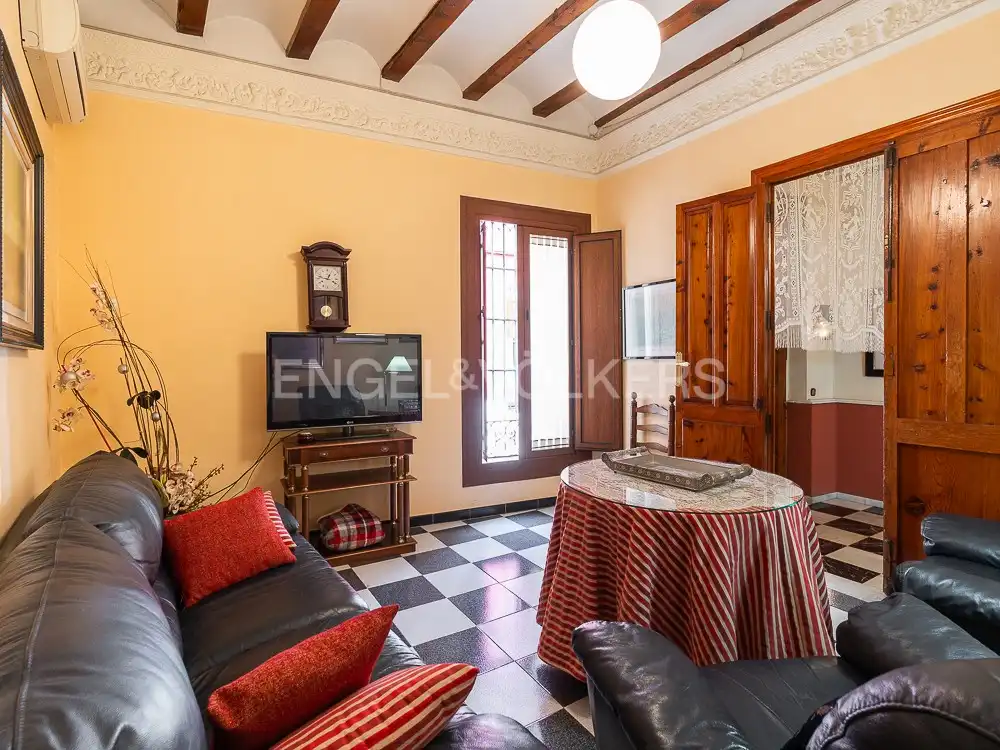 Sala d'estar de Casa o xalet en venda en Albalat de la Ribera amb Aire condicionat, Calefacció i Terrassa
