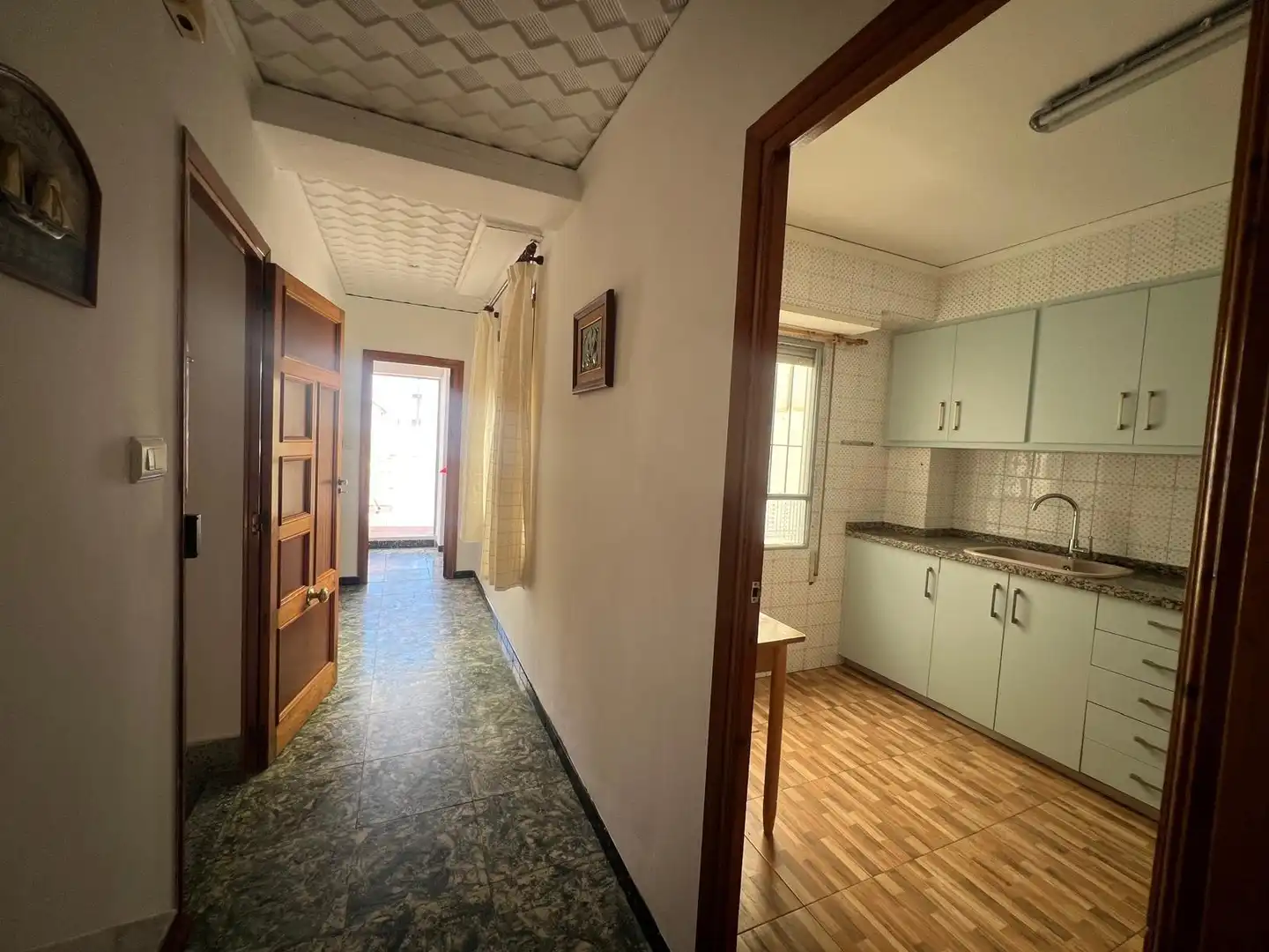 Cocina de Piso de alquiler en La Font d'en Carròs con Terraza y Amueblado