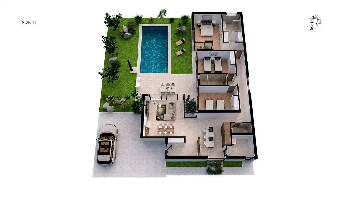 Chalet con piscina en venta en Campo de Murcia, imagen 8