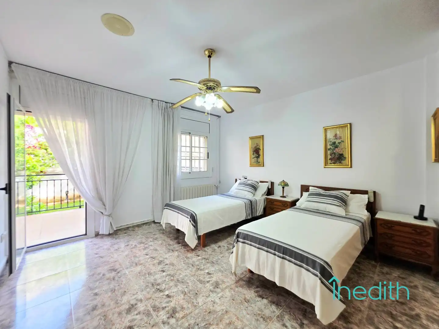 Schlafzimmer von Wohnung zum Verkauf in Cubelles mit Heizung, Privatgarten und Terrasse