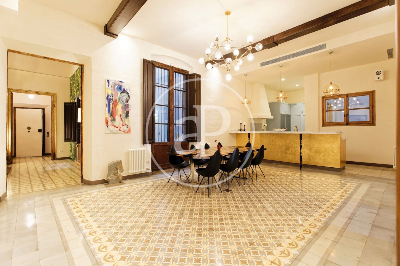 Menjador de Pis en venda en  Barcelona Capital amb Aire condicionat, Calefacció i Terrassa