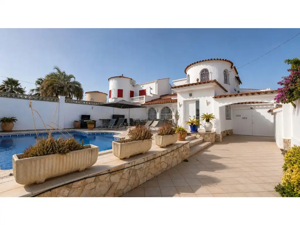 Vista exterior de Casa o xalet en venda en Empuriabrava