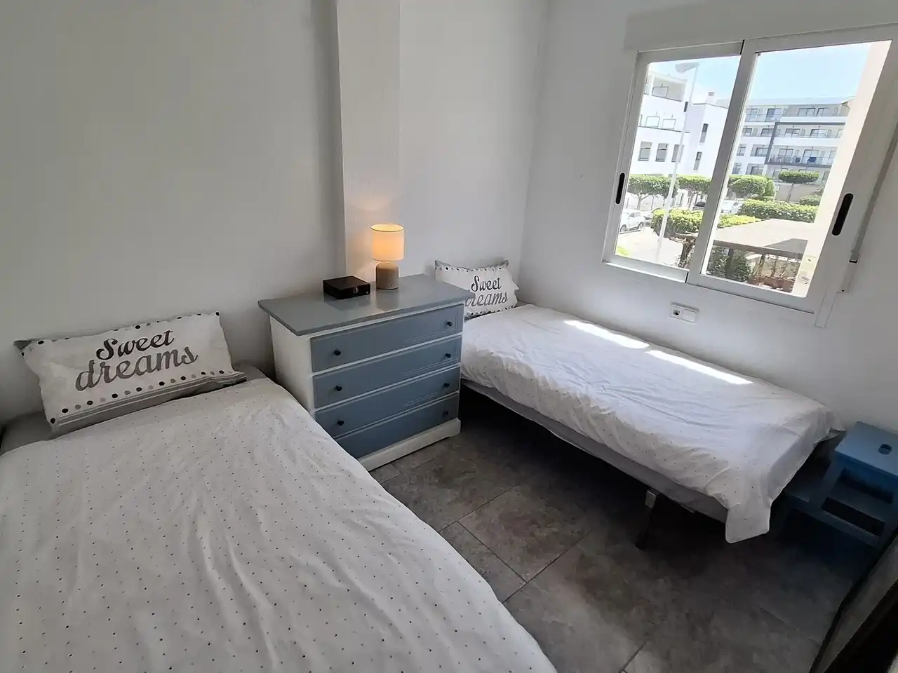 Dormitori de Apartament en venda en Mojácar amb Aire condicionat, Terrassa i Piscina