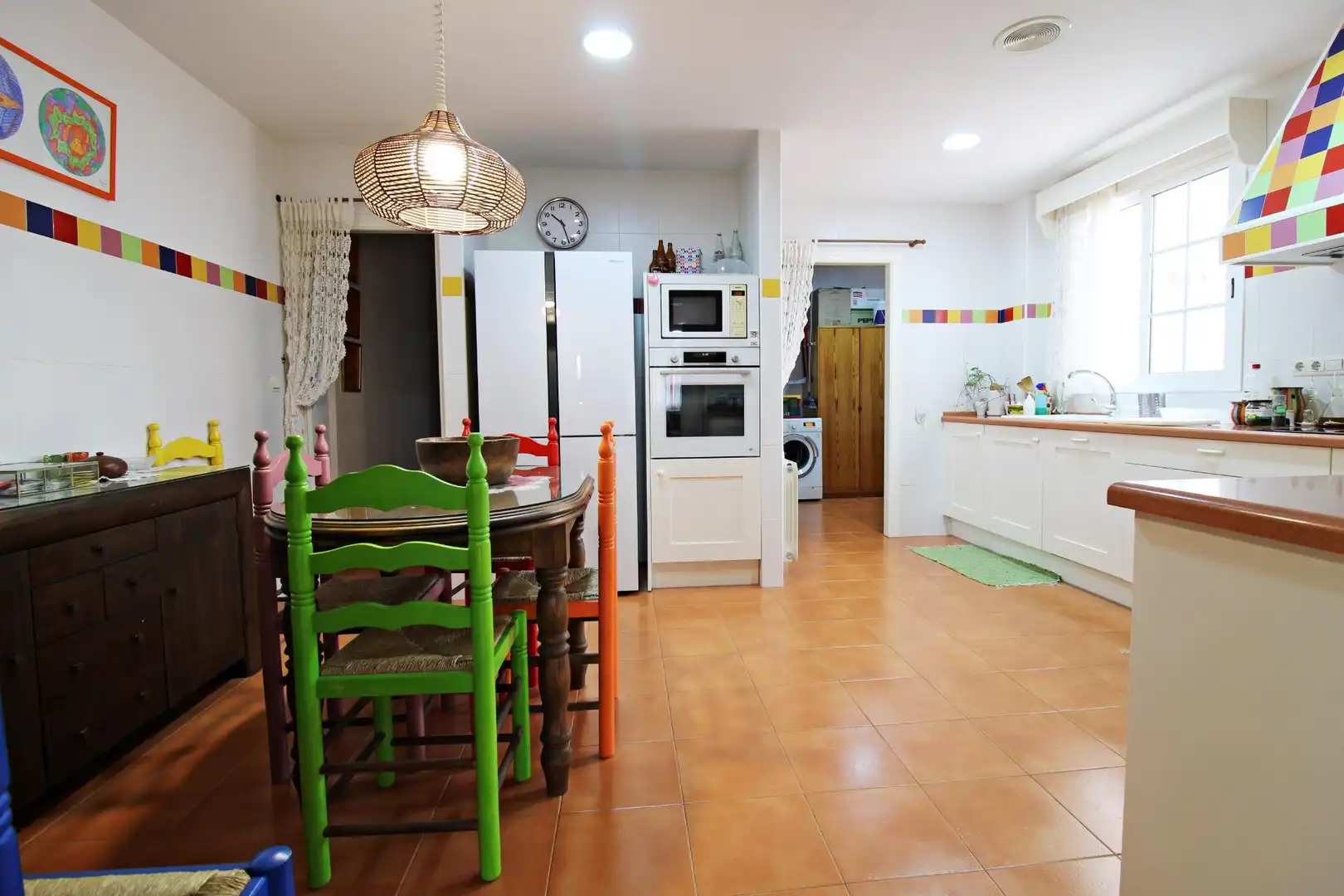 Cuina de Casa o xalet en venda en Elche / Elx amb Calefacció, Jardí privat i Terrassa