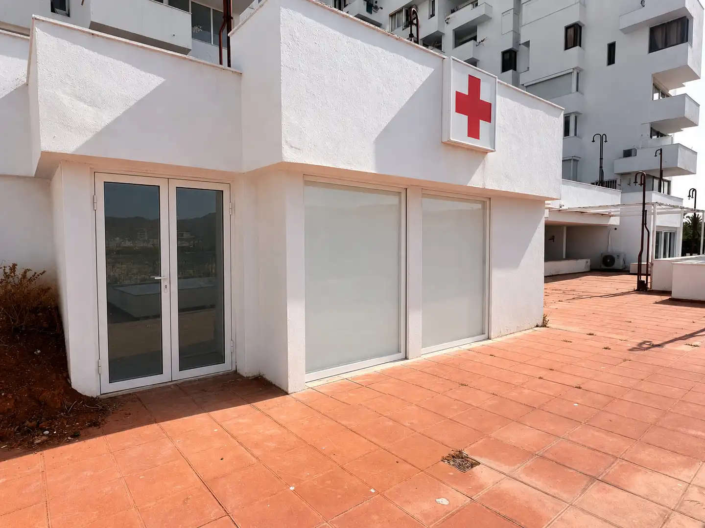 Außenansicht von Geschaftsraum zum Verkauf in Sant Antoni de Portmany mit Alarm
