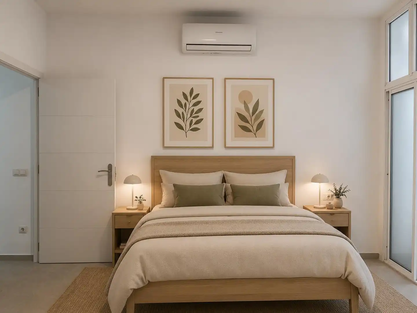 Bedroom of Flat for sale in Sabadell  with Air Conditioner and Heating