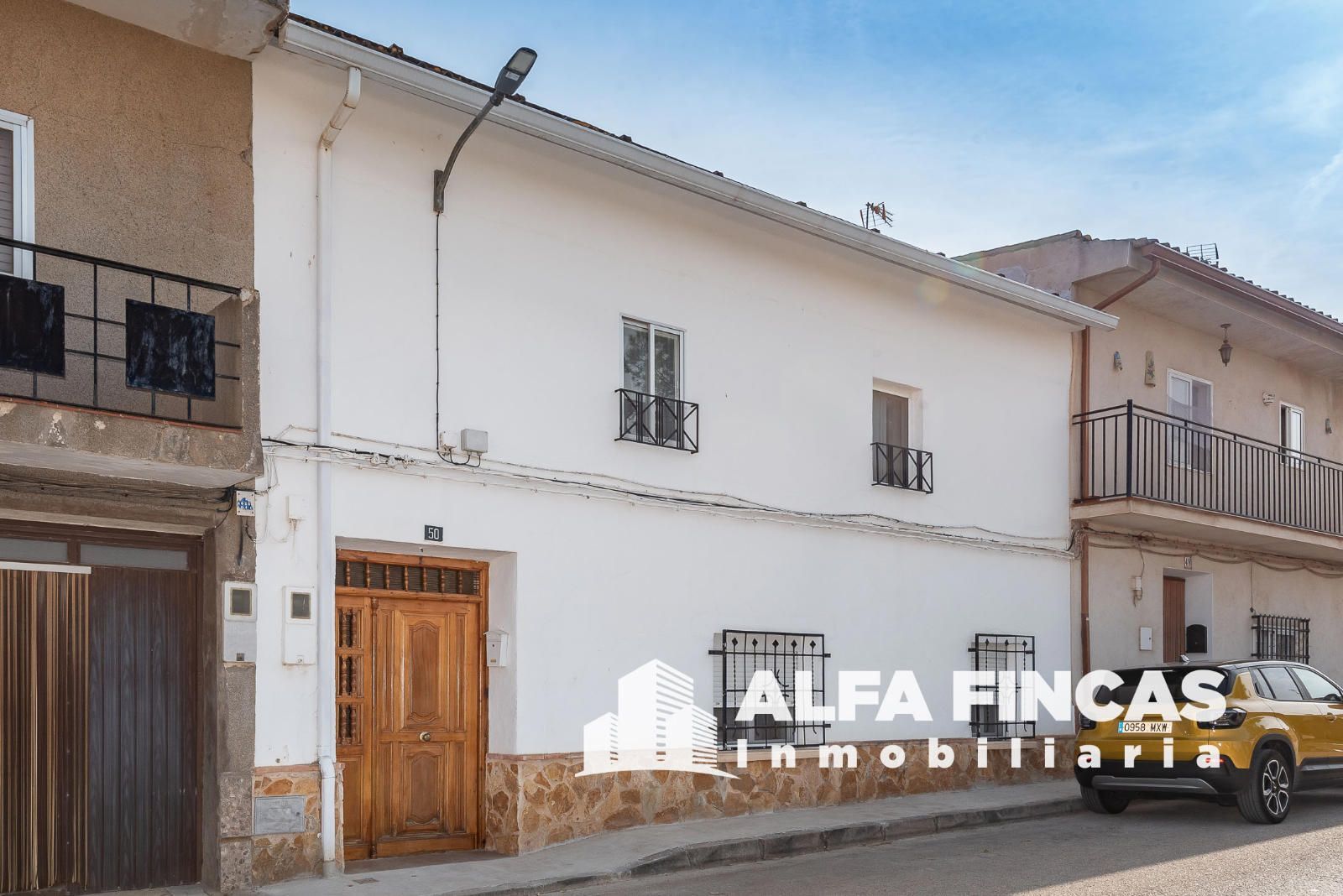 Exterior view of House or chalet for sale in Santa María de los Llanos  with Heating, Private garden and Storage room