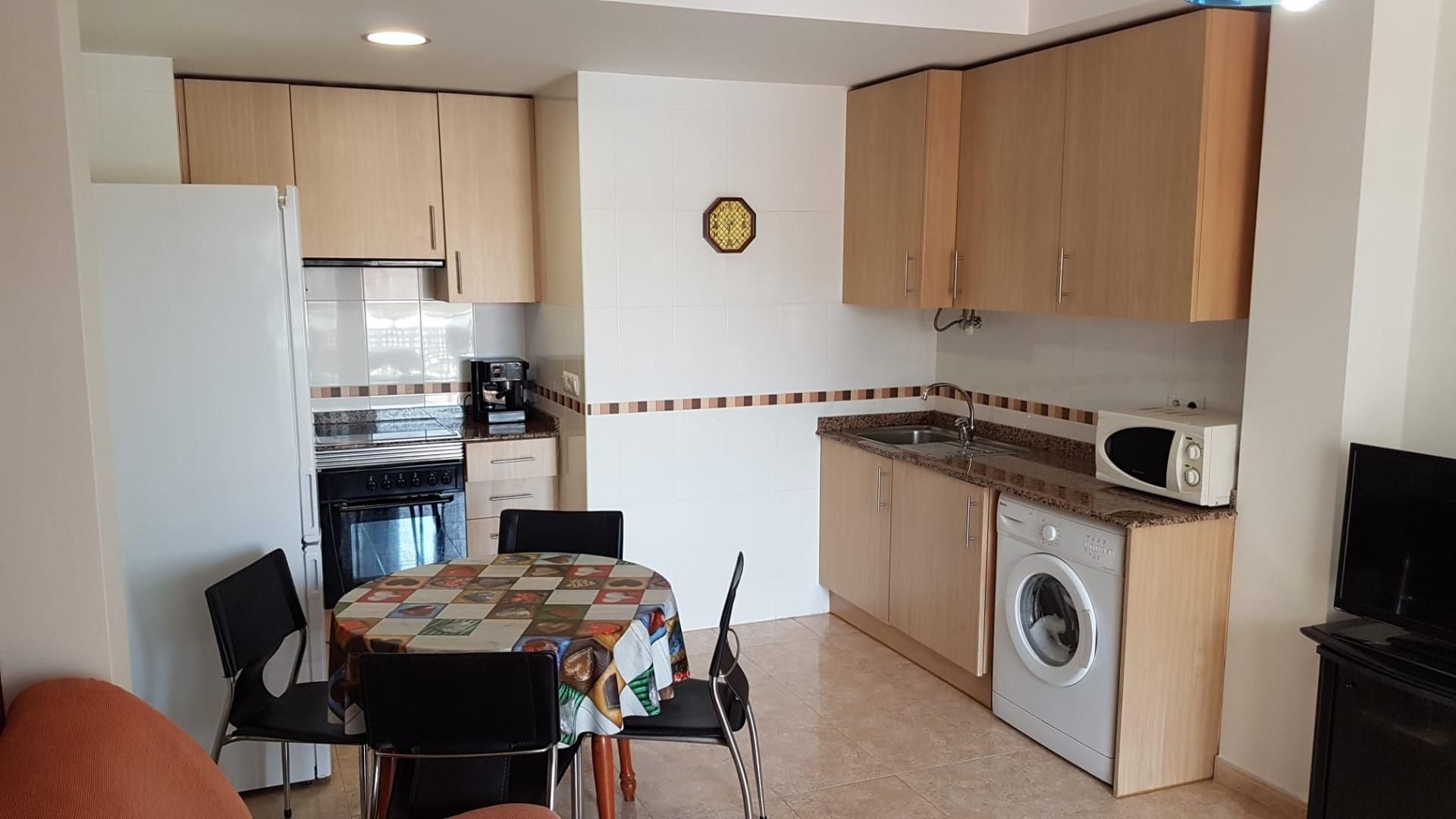 Kitchen of Flat for sale in Chilches / Xilxes  with Heating, Terrace and Storage room