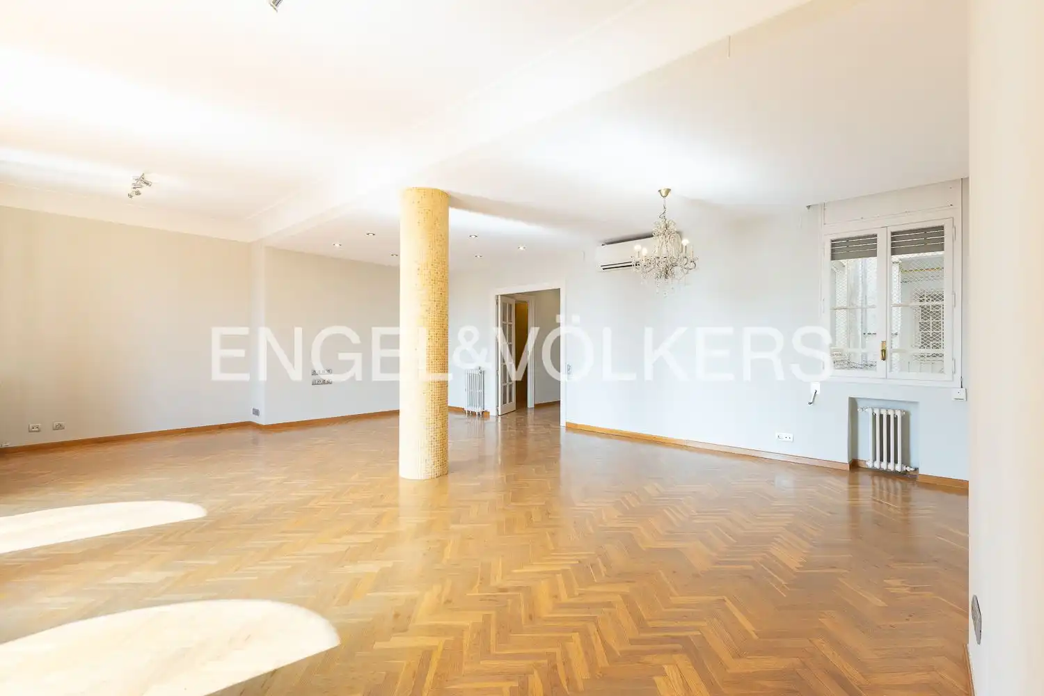 Esszimmer von Wohnung zur Miete in Valencia mit Klimaanlage, Heizung und Parkett