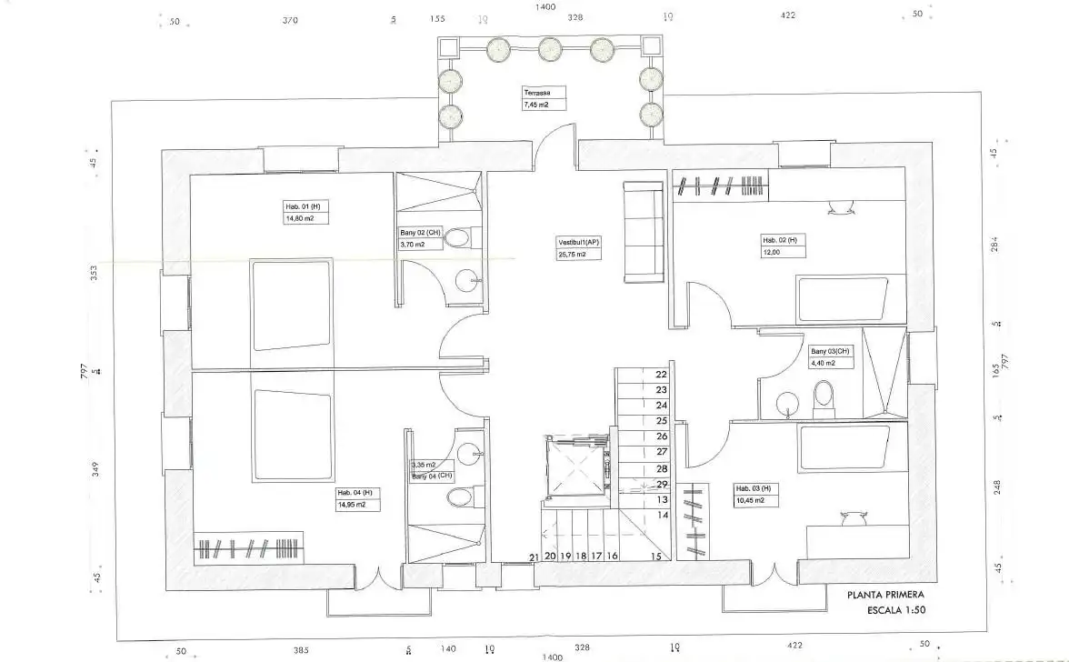 Casa amb terrassa en venda a Llinars del Vallès, imagen 55