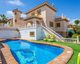 Swimming pool of House or chalet for sale in Orihuela  with Air Conditioner, Heating and Private garden