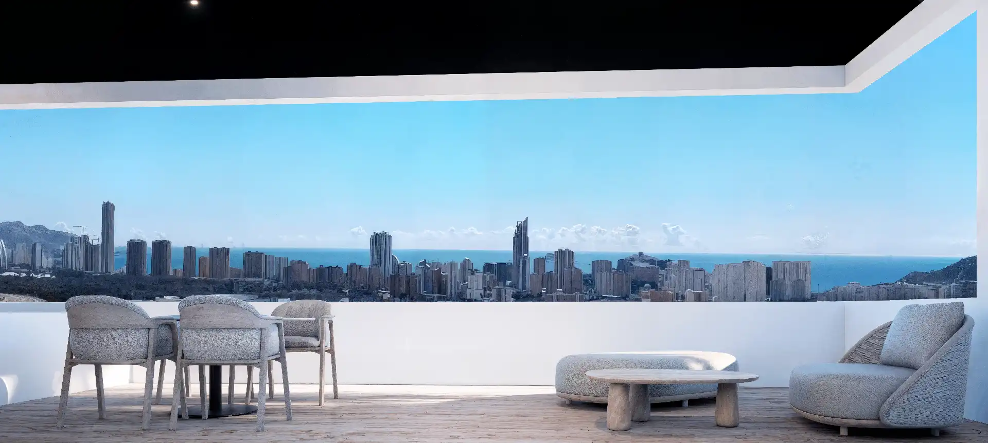 Terrassa de Apartament en venda en Finestrat amb Terrassa i Piscina comunitària