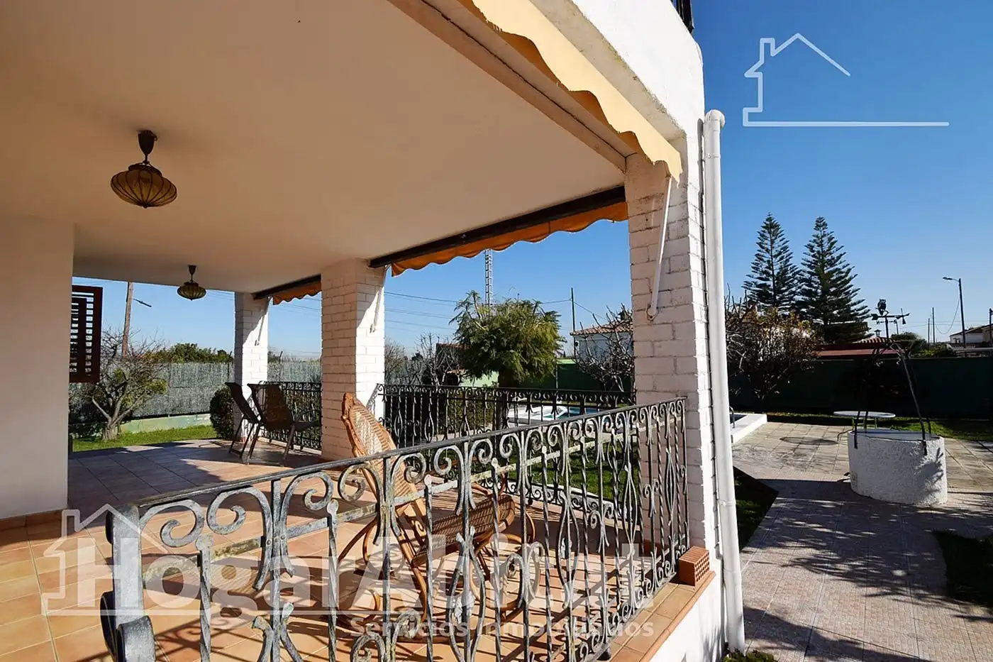 Exterior view of Houses for sale in Castellón de la Plana / Castelló de la Plana  with Terrace, Storage room and Swimming Pool