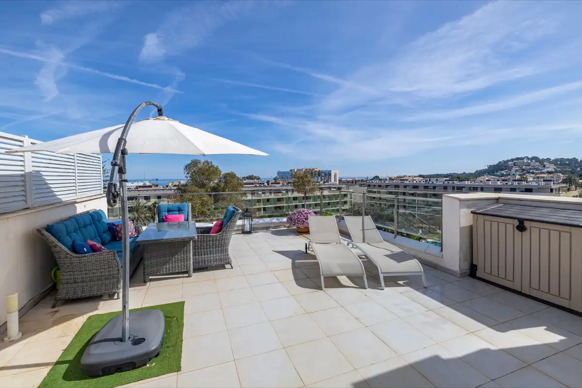 Terrasse von Dachboden zum Verkauf in Dénia mit Klimaanlage, Heizung und Terrasse