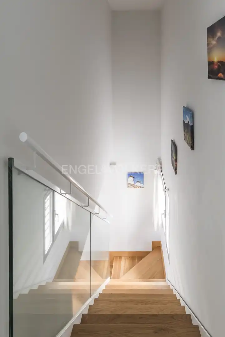 Dachboden zur Miete in Madrid mit Klimaanlage, Heizung und Terrasse