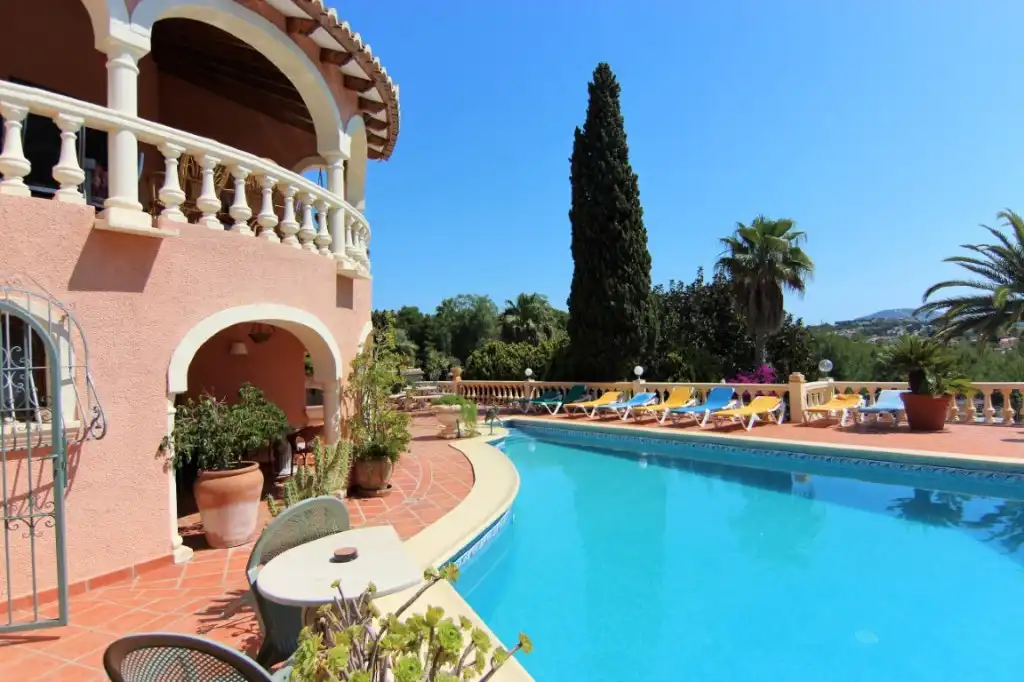 Swimming pool of Houses for sale in Benissa  with Air Conditioner, Terrace and Storage room