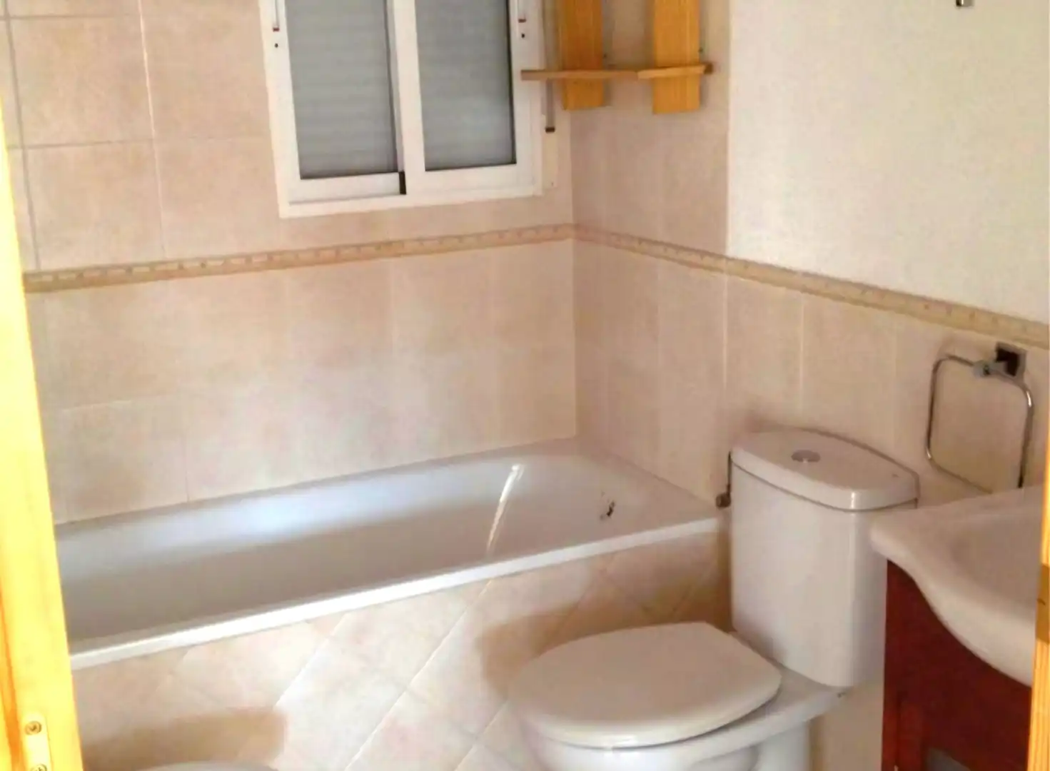 Bany de Apartament en venda en San Javier amb Jardí privat, Moblat i Forn