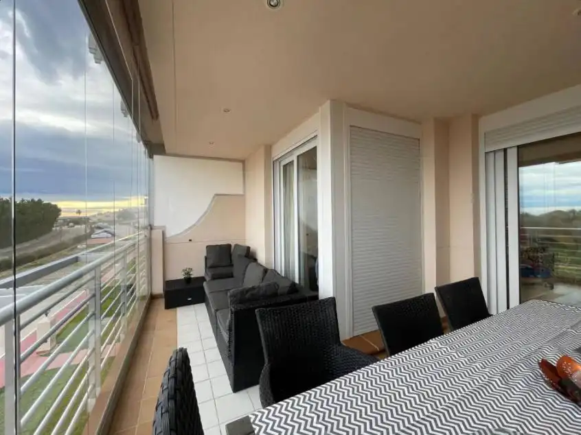 Terrace of Flat for sale in San Jorge / Sant Jordi  with Air Conditioner, Private garden and Terrace