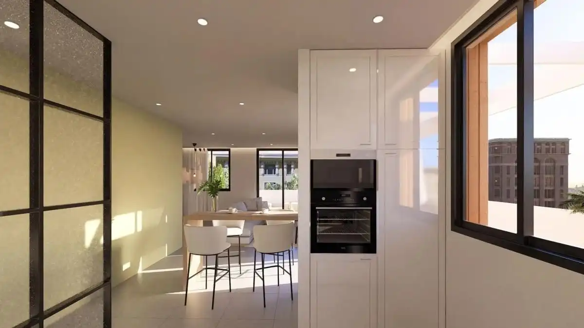 Cuina de Apartament en venda en Jávea / Xàbia amb Alarma i Piscina comunitària