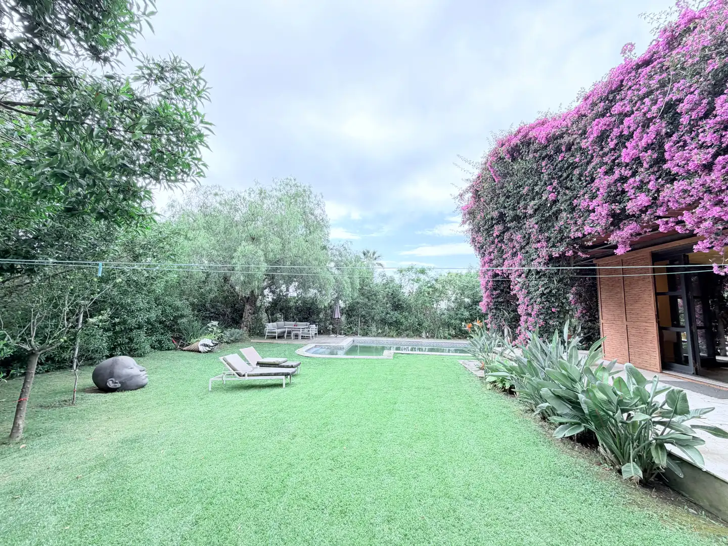 Garten von Haus oder Chalet zum Verkauf in Castelldefels mit Klimaanlage, Heizung und Privatgarten