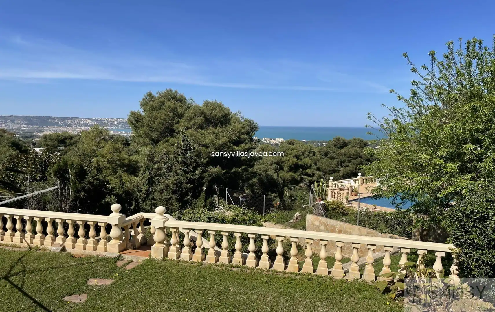 Garden of Houses for sale in Jávea / Xàbia  with Air Conditioner and Storage room
