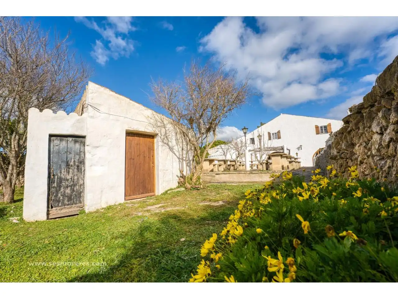 Vista exterior de Finca rústica en venda en Maó - Mahón amb Jardí privat