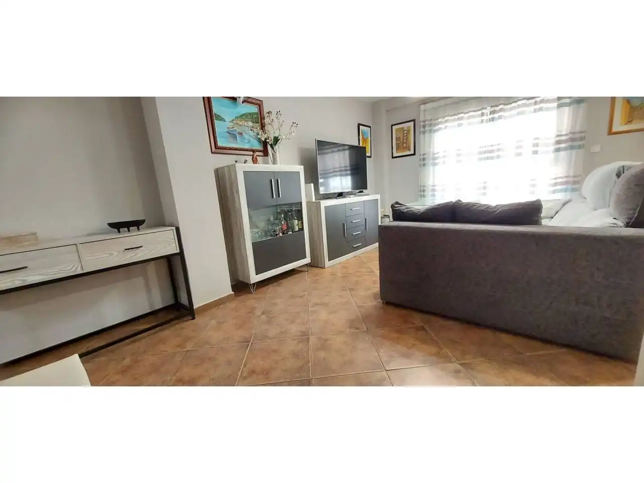 Sala d'estar de Pis en venda en Huelva amb Aire condicionat, Terrassa i Balcó