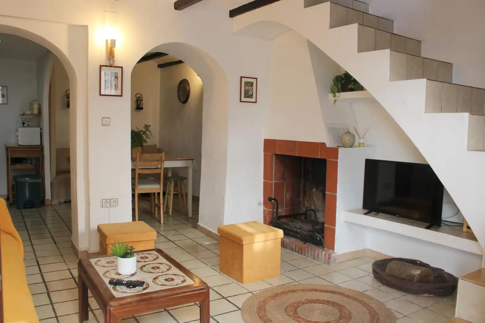 Sala de estar de Casa o chalet de alquiler en Oliva con Aire acondicionado, Terraza y Amueblado