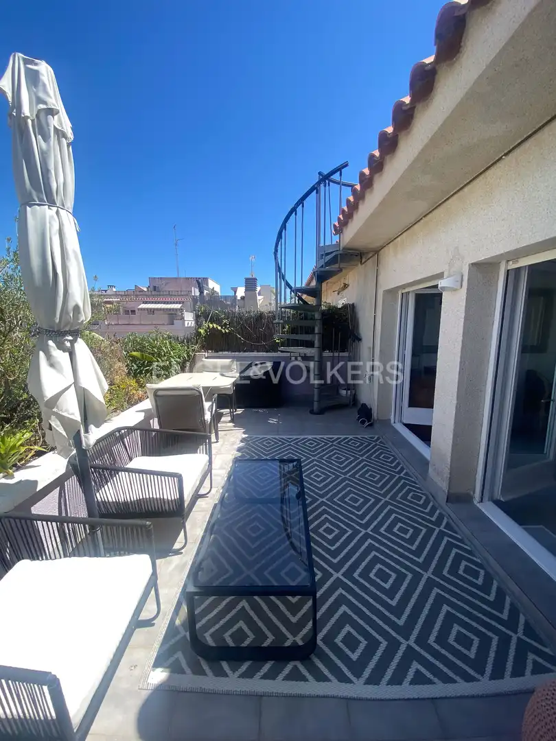 Terrassa de Àtic de lloguer en Sitges amb Aire condicionat, Calefacció i Terrassa