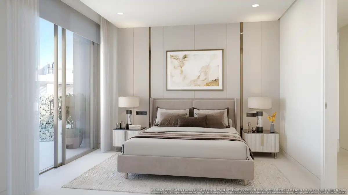 Habitación de Planta baja en venta en Benahavís con Aire acondicionado, Jardín privado y Terraza