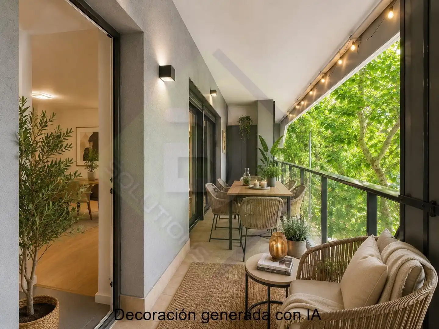 Terraza de Piso de alquiler en Mataró con Aire acondicionado, Calefacción y Parquet