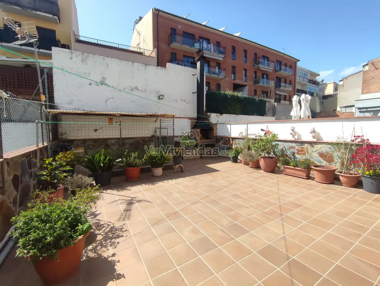 Terrasse von Wohnung zum Verkauf in Viladecavalls mit Klimaanlage, Heizung und Terrasse