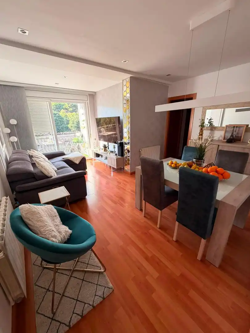 Sala de estar de Piso en venta en Barcelona con Aire acondicionado, Calefacción y Parquet