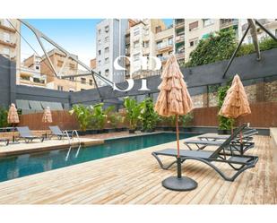 Swimming pool of Flat to rent in  Barcelona Capital  with Parquet flooring, Terrace and Balcony