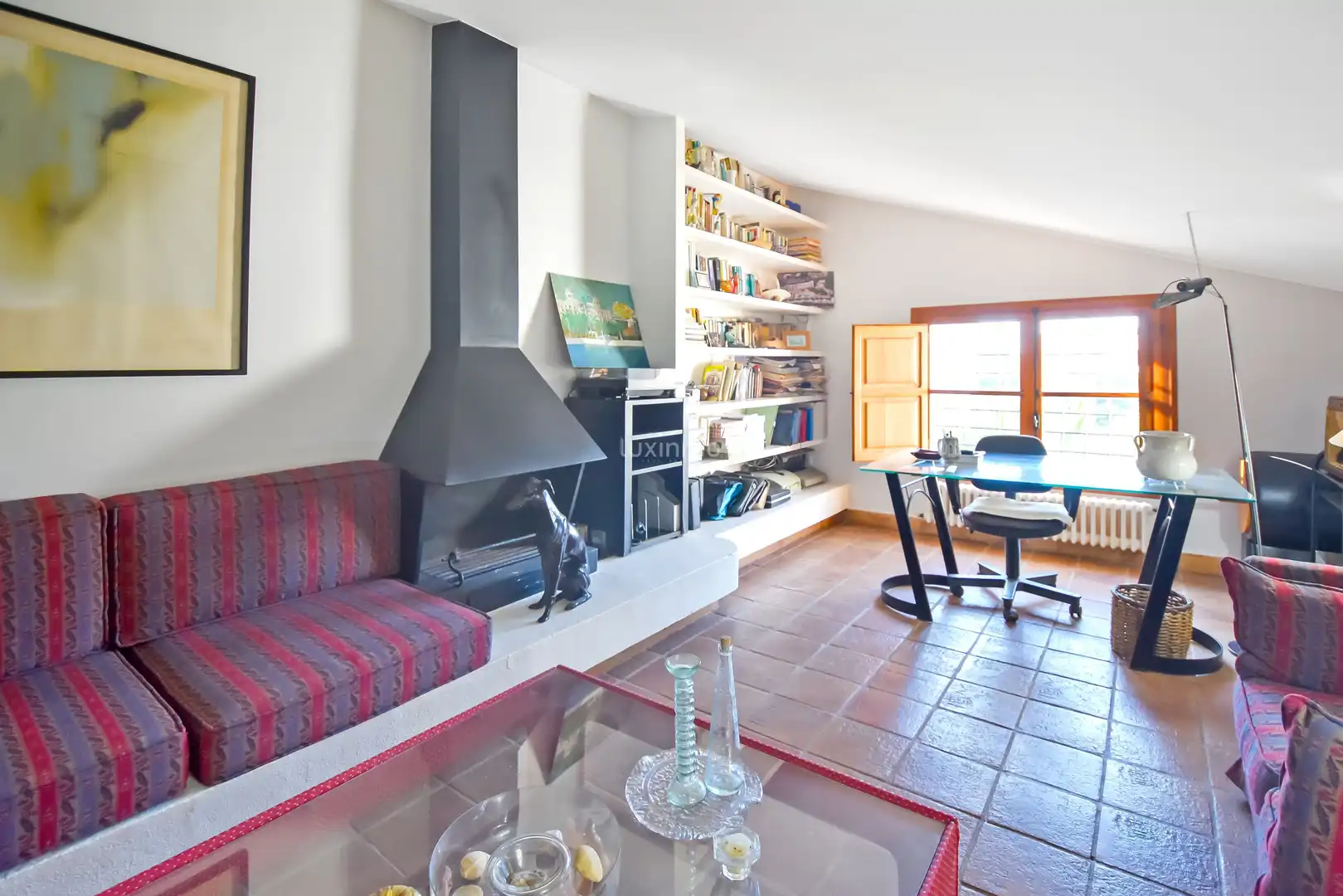 Sala d'estar de Casa o xalet en venda en Alicante / Alacant amb Calefacció, Terrassa i Traster
