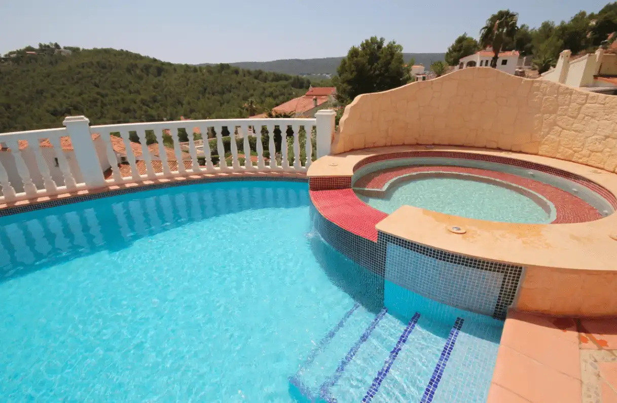 Swimming pool of Houses for sale in Jávea / Xàbia  with Air Conditioner, Heating and Private garden