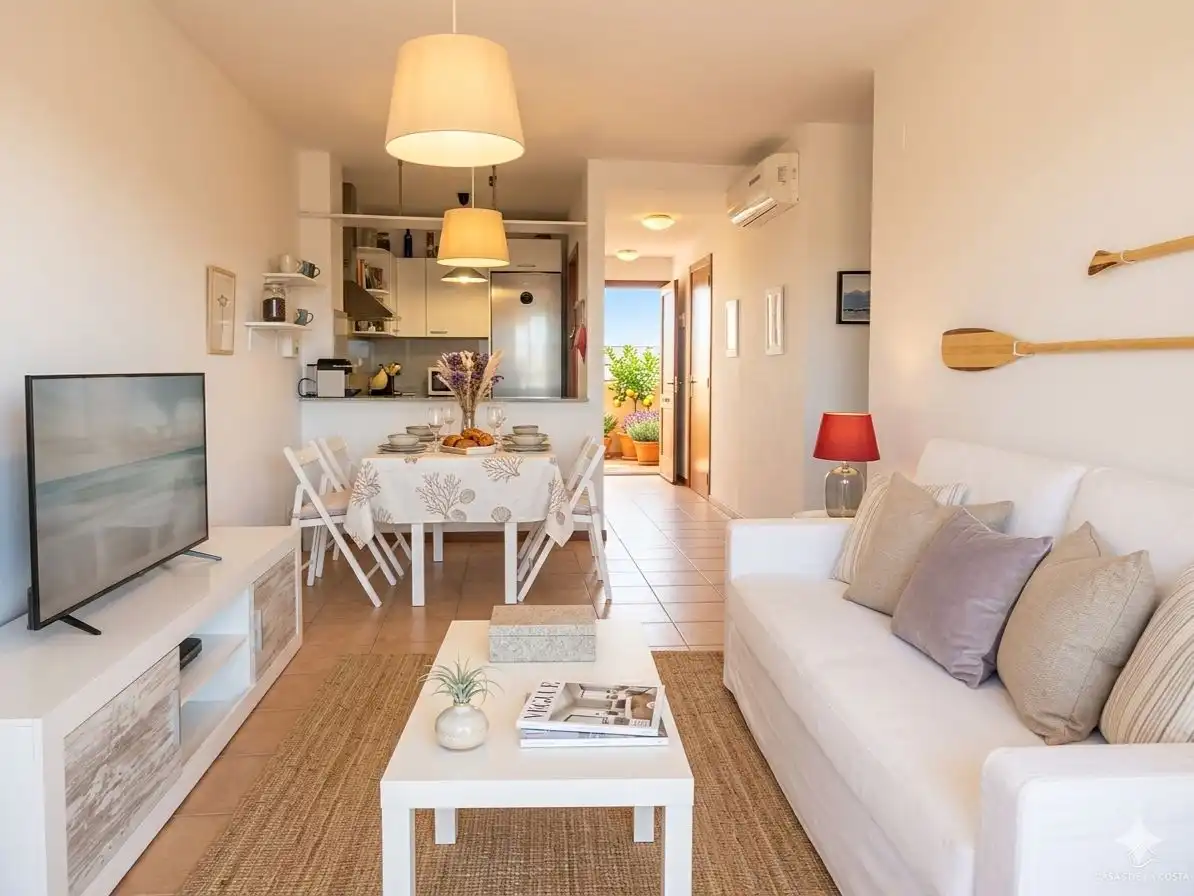 Sala de estar de Apartamento en venta en Amposta con Aire acondicionado