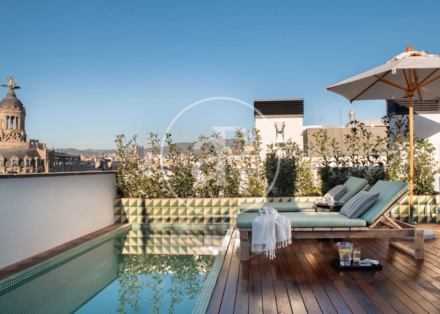 Terrace of House or chalet to rent in  Barcelona Capital  with Air Conditioner, Heating and Terrace