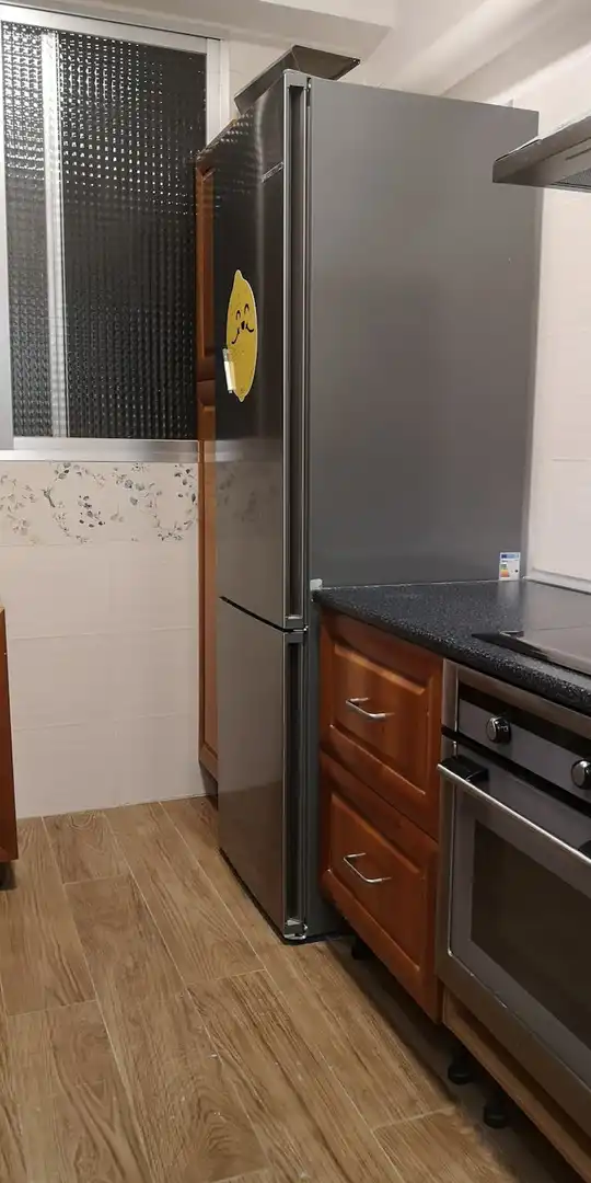Kitchen of Flat for share in Valencia  with Heating, Private garden and Furnished