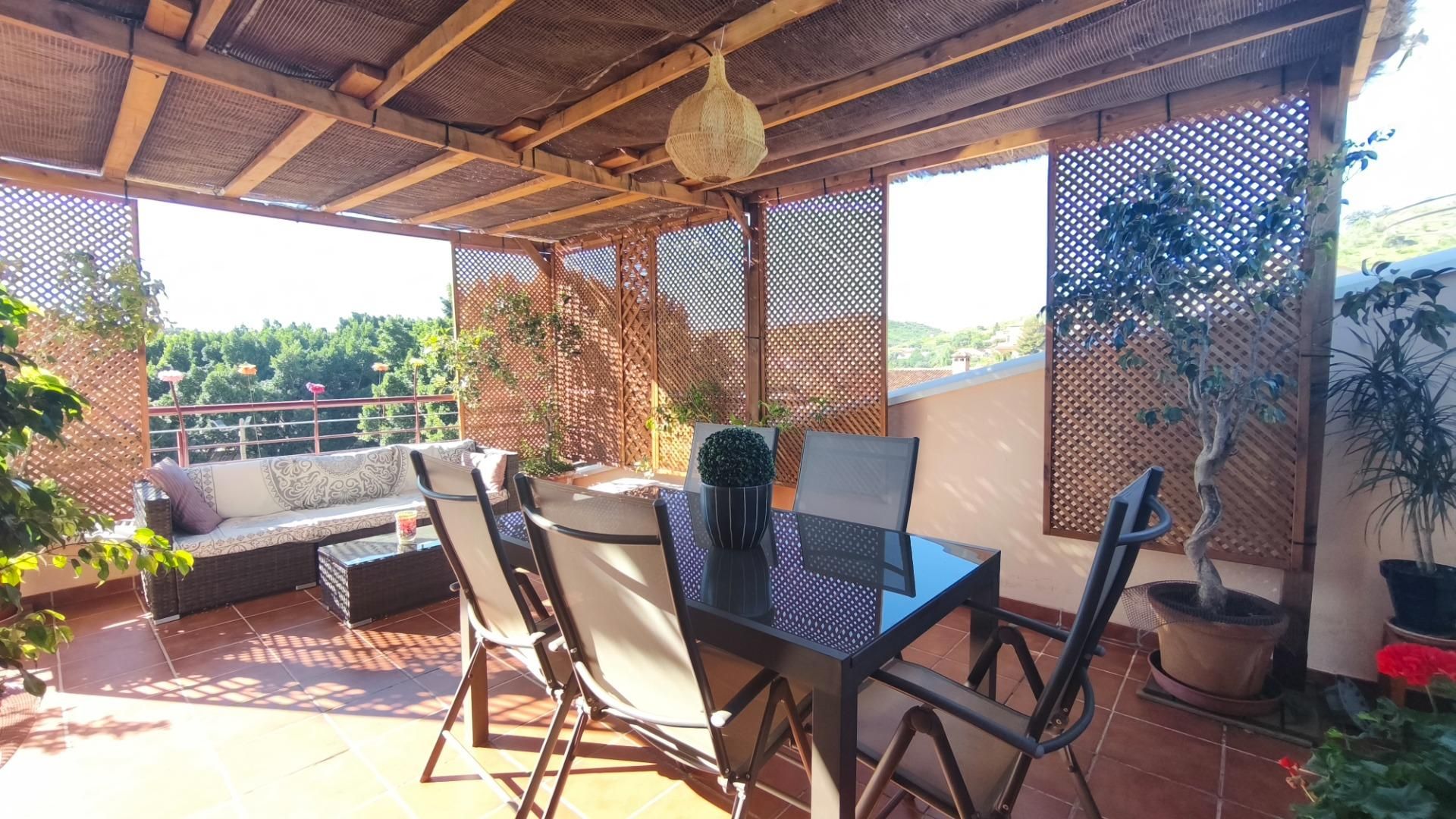 Terrace of Single-family semi-detached for sale in Málaga Capital  with Air Conditioner, Terrace and Storage room