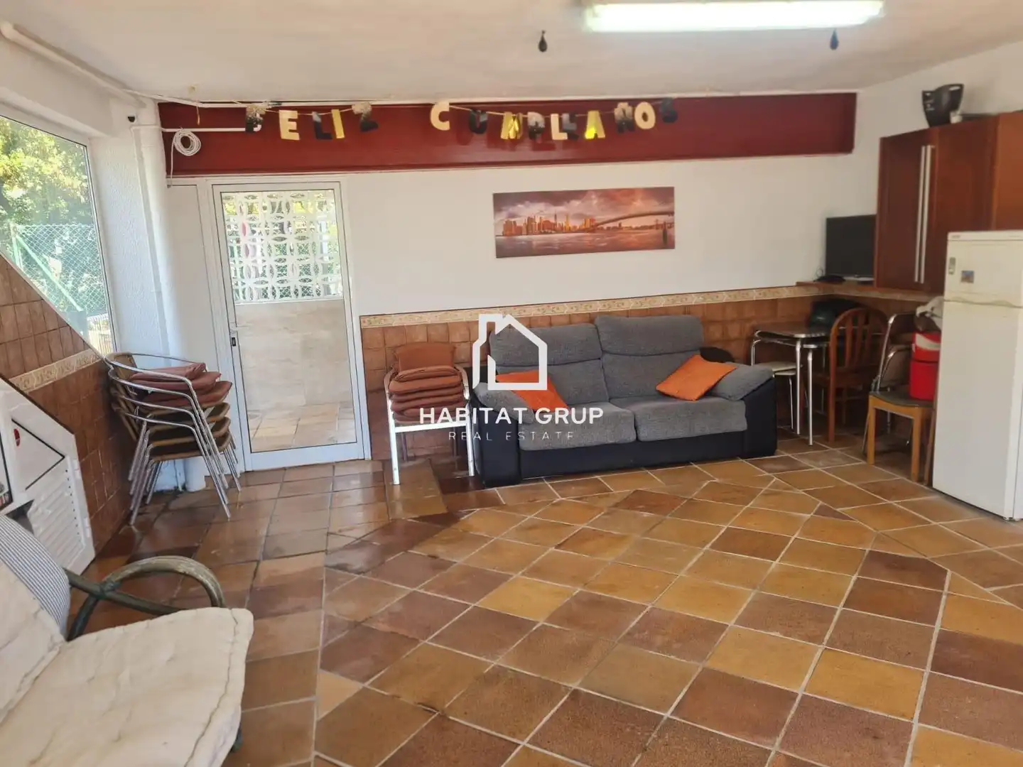 Sala de estar de Casa o chalet en venta en Blanes con Aire acondicionado, Calefacción y Jardín privado
