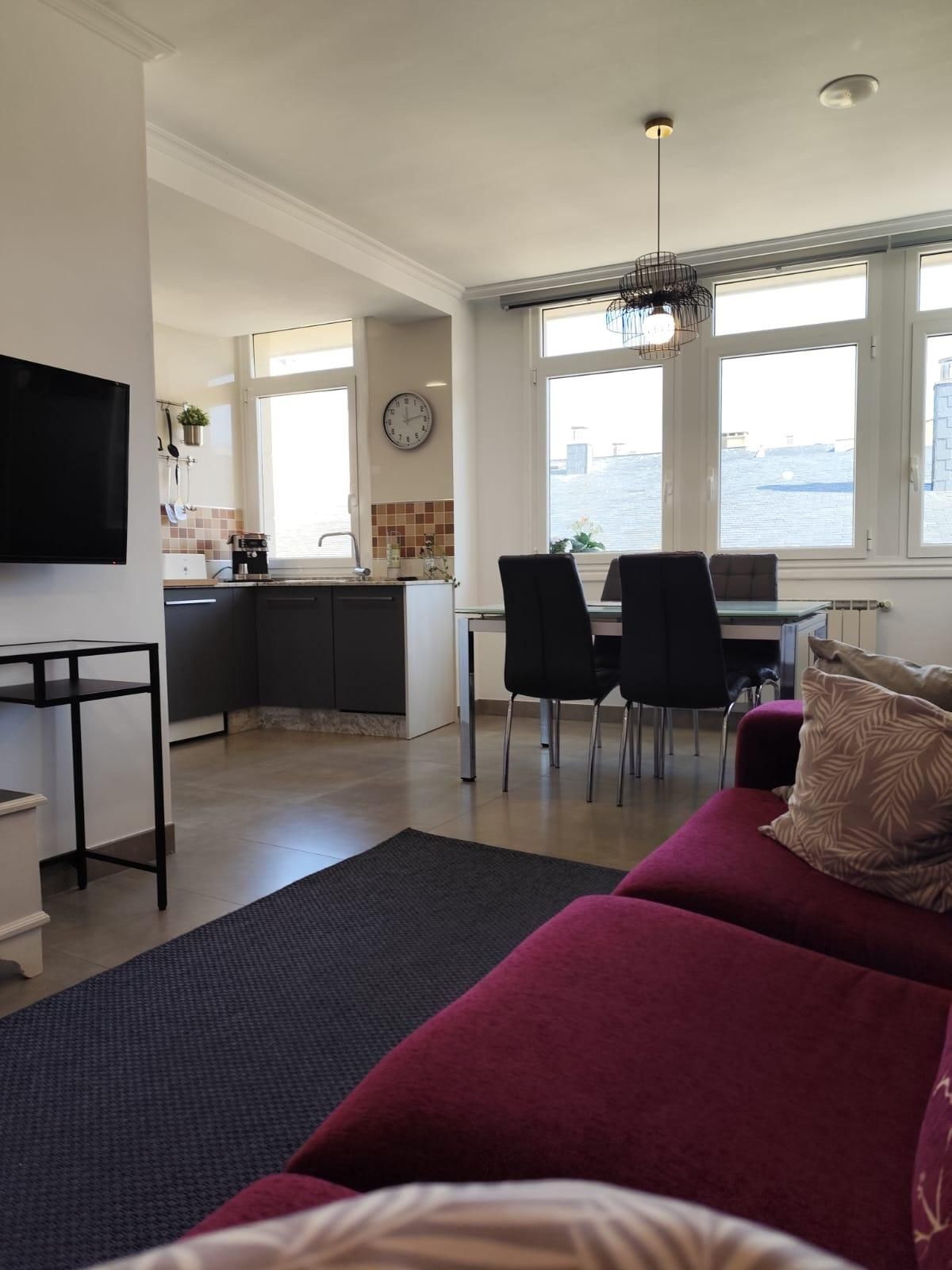 Kitchen of Duplex for sale in Foz  with Heating and Furnished