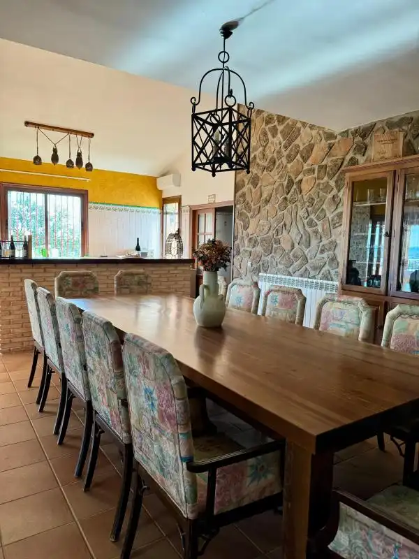 Dining room of Houses for sale in Torre de Juan Abad  with Air Conditioner, Heating and Private garden