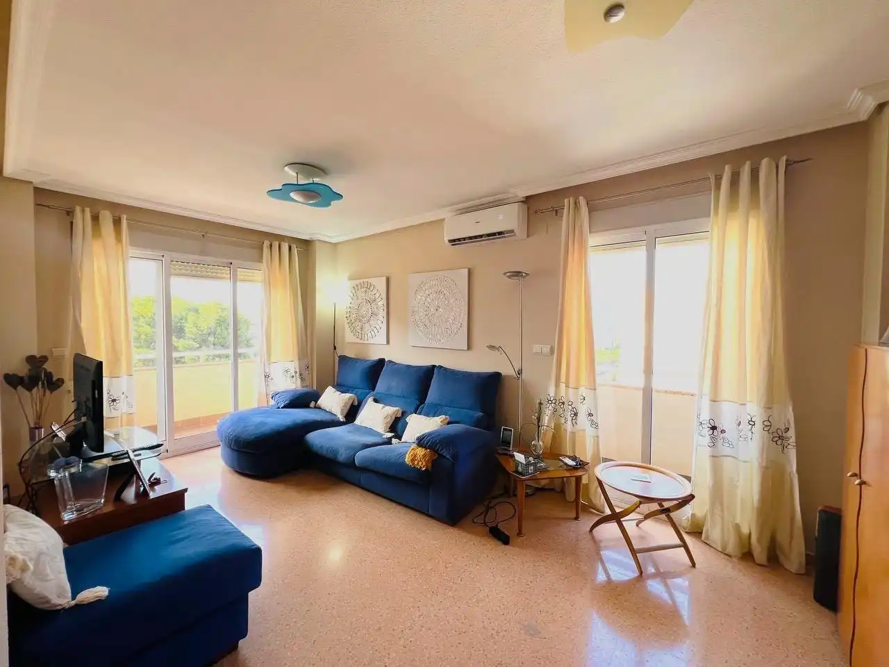 Living room of Flat for sale in Alicante / Alacant  with Air Conditioner, Heating and Terrace
