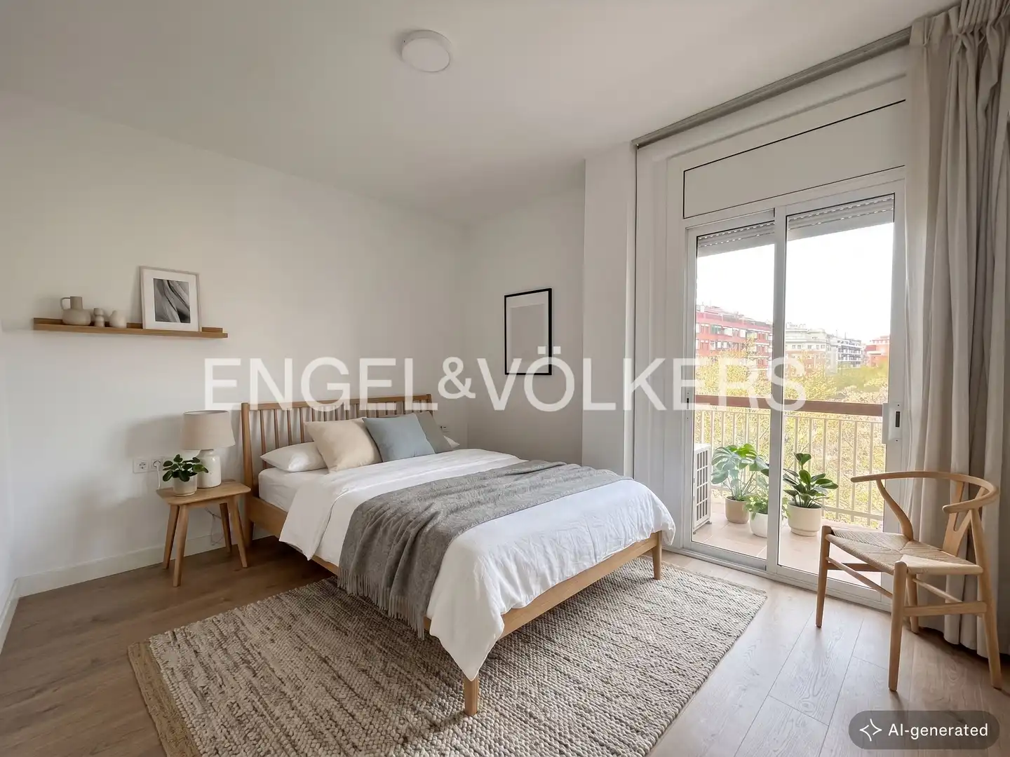 Bedroom of Flat for sale in Barcelona  with Air Conditioner, Heating and Parquet flooring