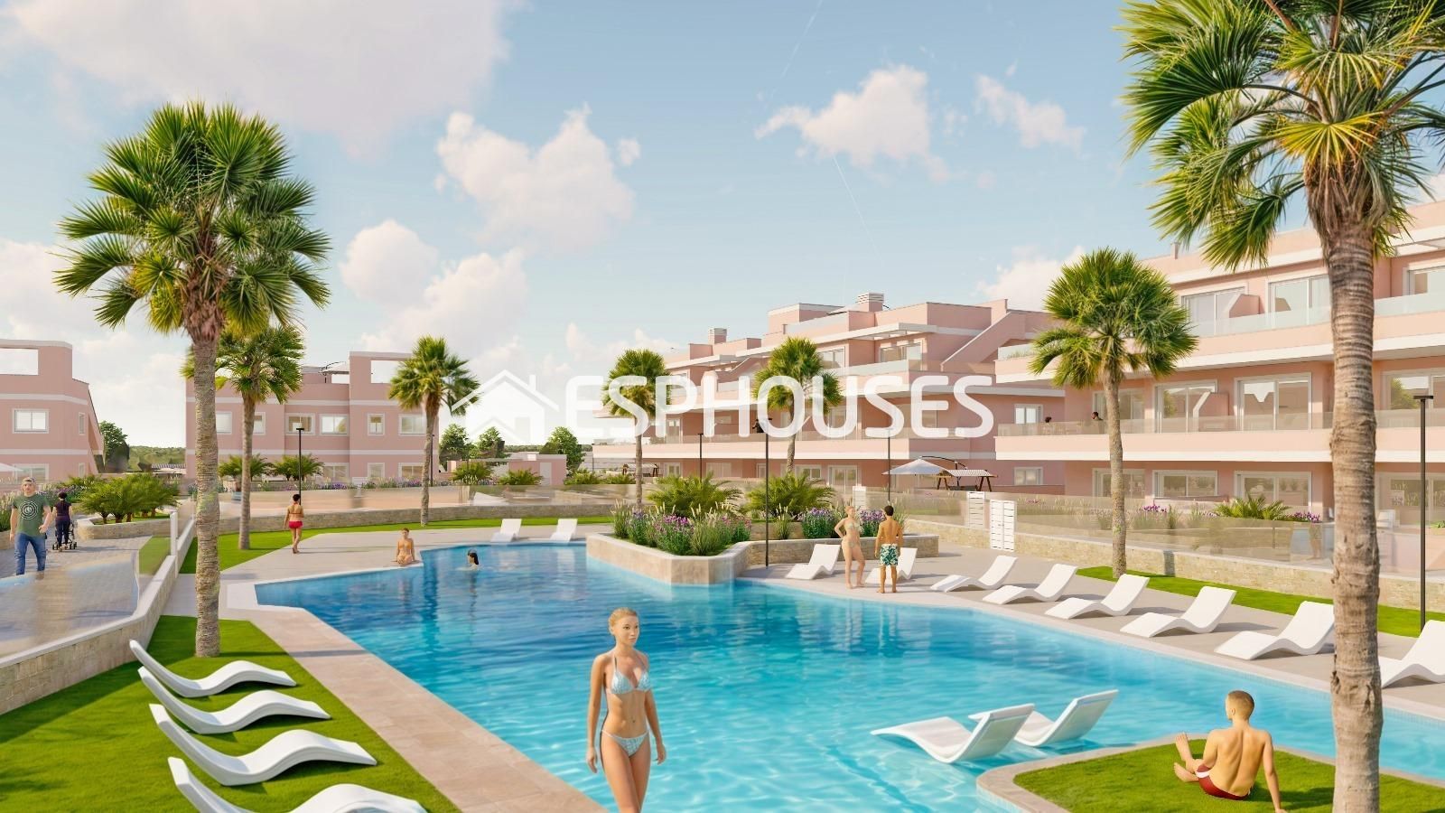 Swimming pool of Flat for sale in Pilar de la Horadada  with Terrace, Balcony and Community pool