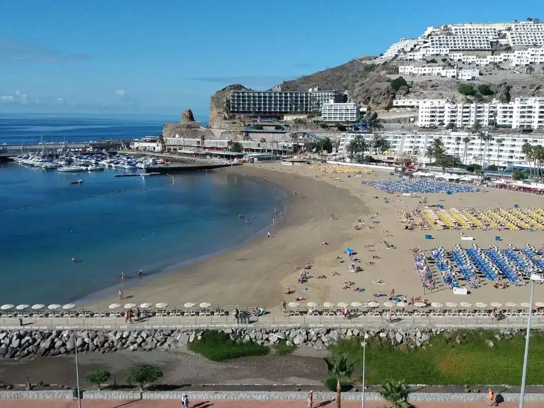 Exterior view of Flat for sale in Mogán  with Swimming Pool