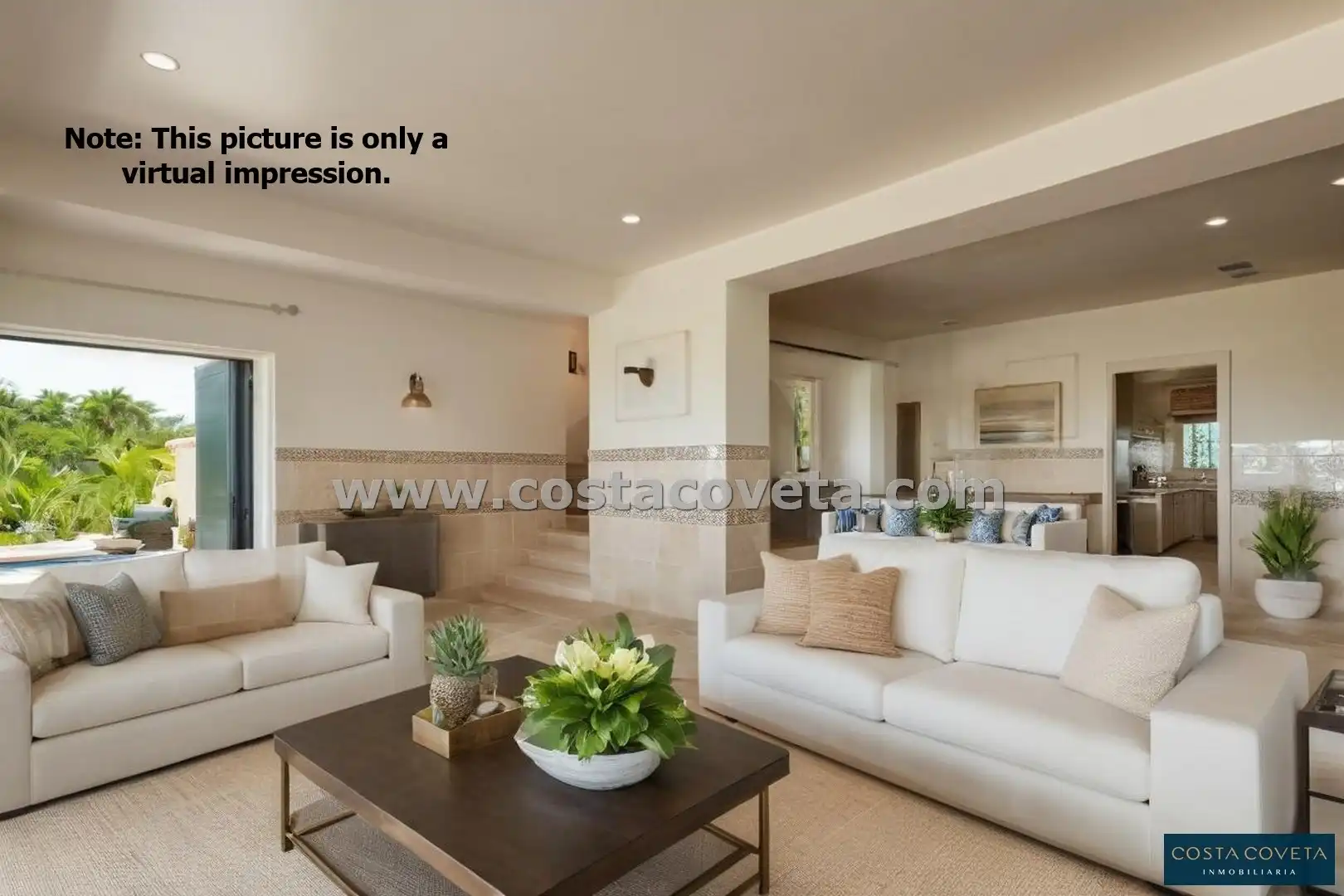 Living room of Houses for sale in El Campello  with Air Conditioner, Private garden and Terrace