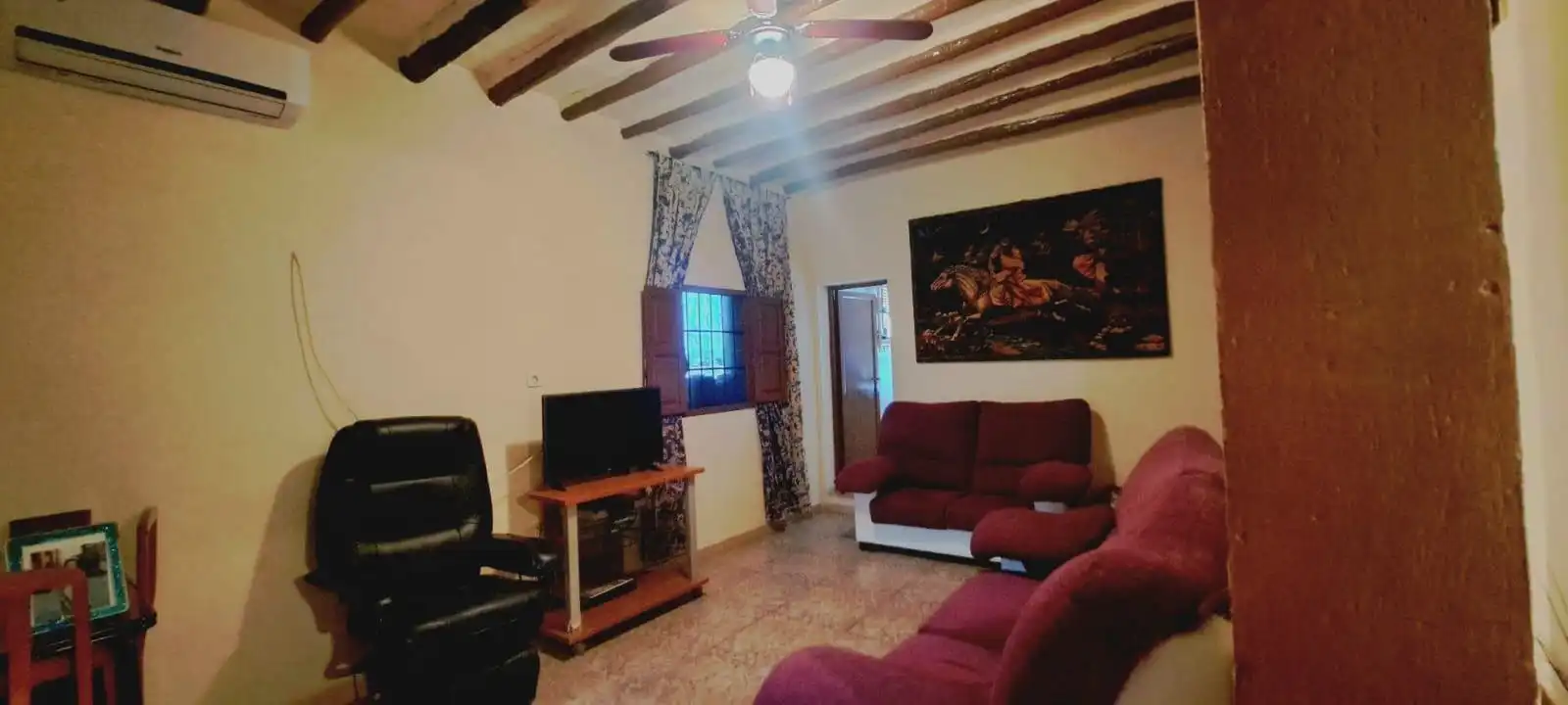 Sala de estar de Finca rústica en venta en Berja con Aire acondicionado, Calefacción y Jardín privado